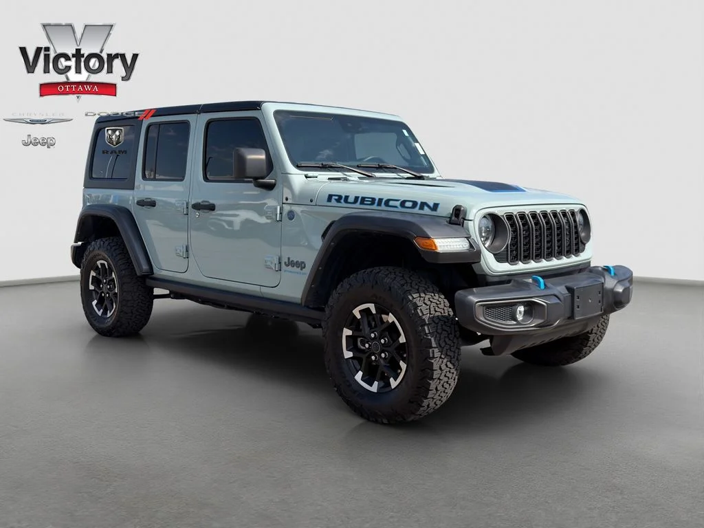Used 2024 Gray Jeep Rubicon 4xe image 8