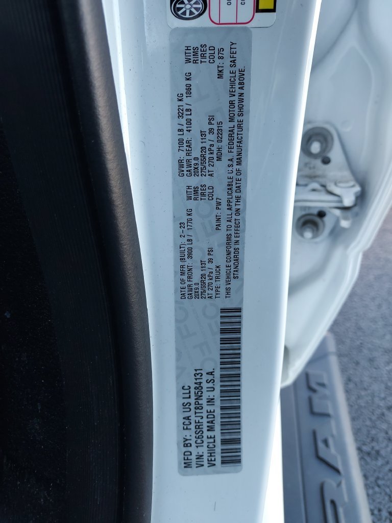 Used 2023 White Ram Laramie image 24