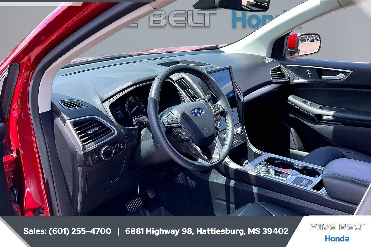 Used 2024 Rapid Red Metallic Tinted Clearcoat Ford SEL image 12