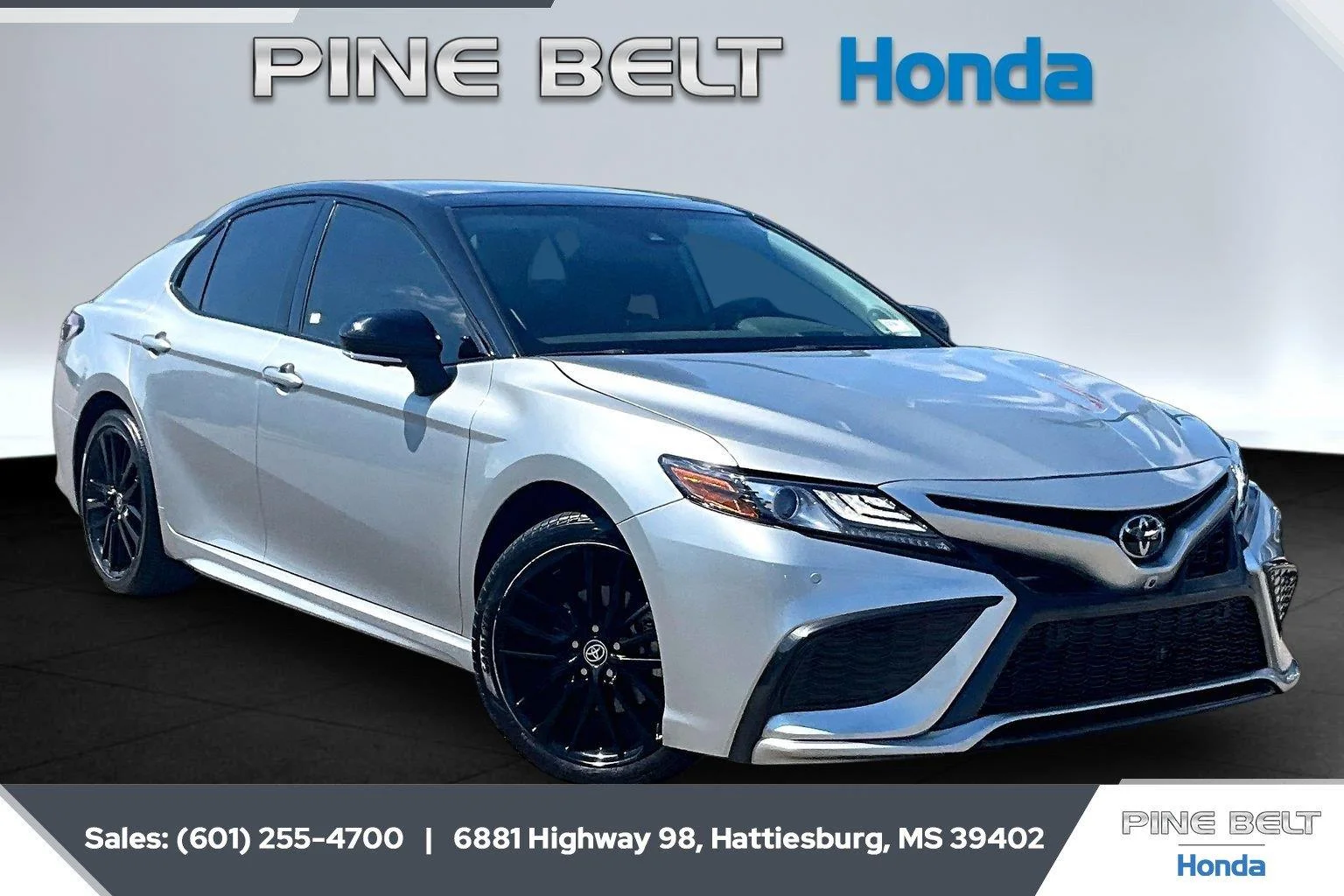 Used 2023 Celestial Silver Metallic/Midnight Black Metallic Toyota XSE image 1