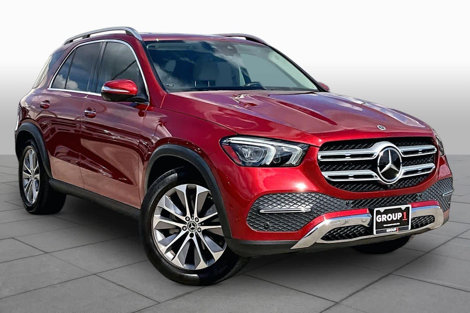 Used 2021 designo Cardinal Red Metallic Mercedes-Benz GLE 350 image 3
