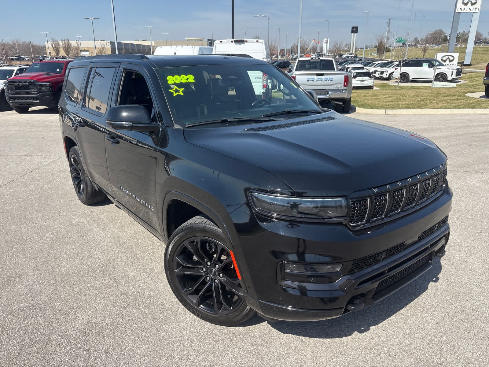 Used 2022 Jeep Grand Wagoneer Obsidian with VIN 1C4SJVFJ5NS146246 for sale in Kansas City