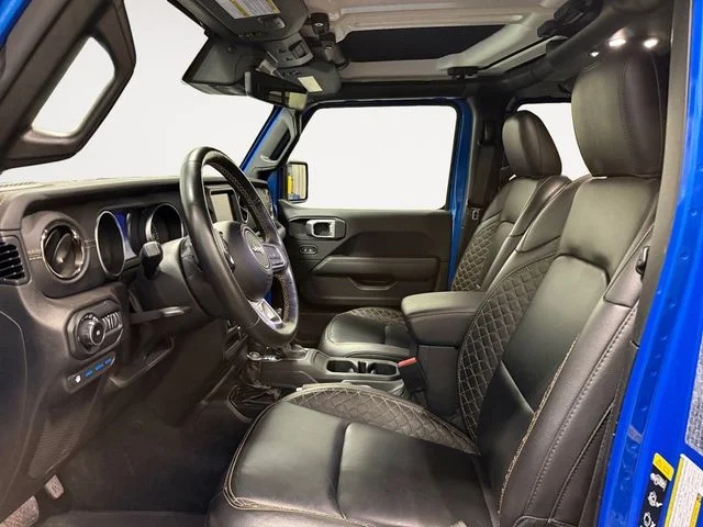 Used 2022 Blue Pearl Jeep Unlimited Sahara 4xe image 9