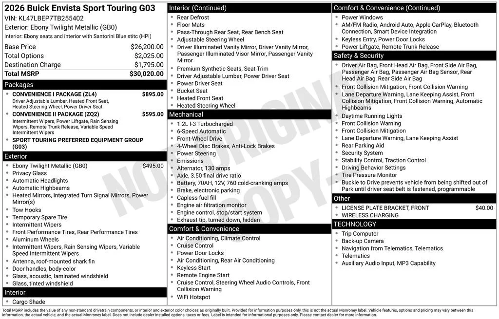 2026 Buick Envista Sport Touring - Photo 5