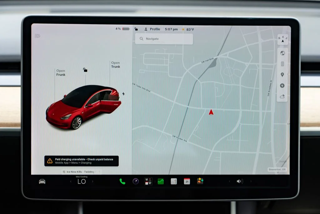 Used 2018 Red Tesla Performance image 13