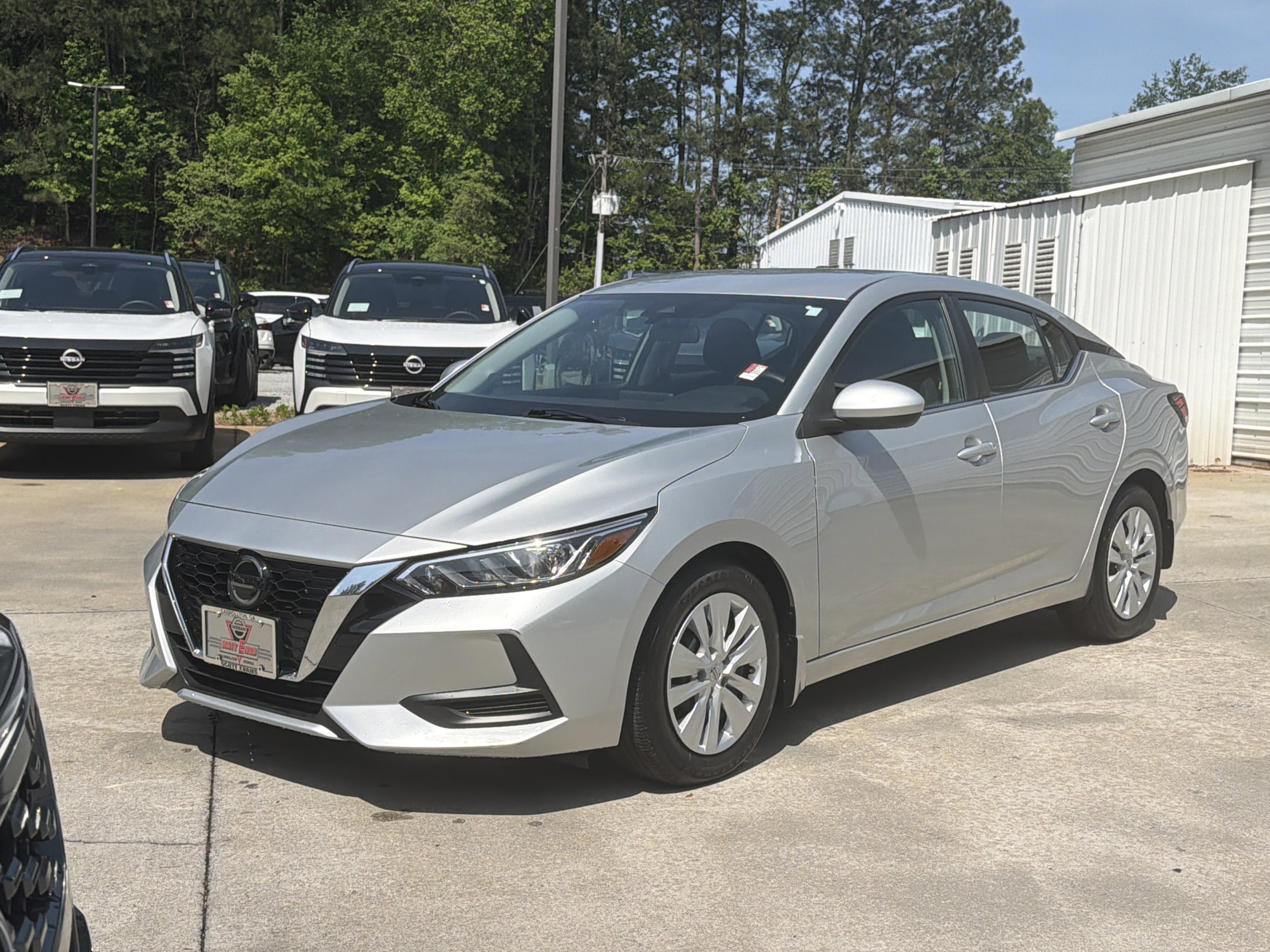 Used 2023 Brilliant Silver Metallic Nissan S image 4