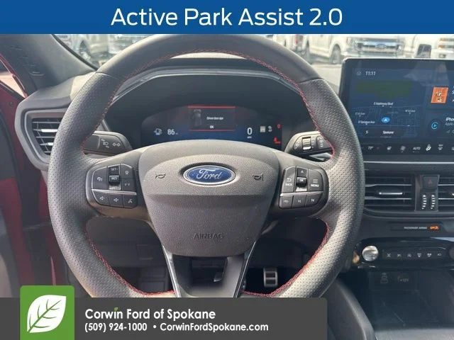 Used 2024 Rapid Red Metallic Tinted Clearcoat Ford ST-Line Elite image 17