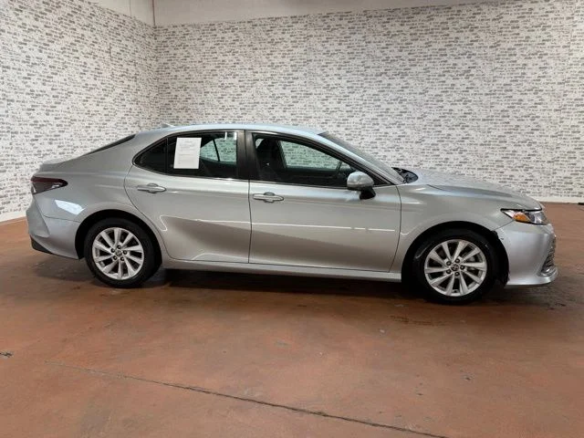 Used 2021 Celestial Silver Metallic Toyota LE image 6