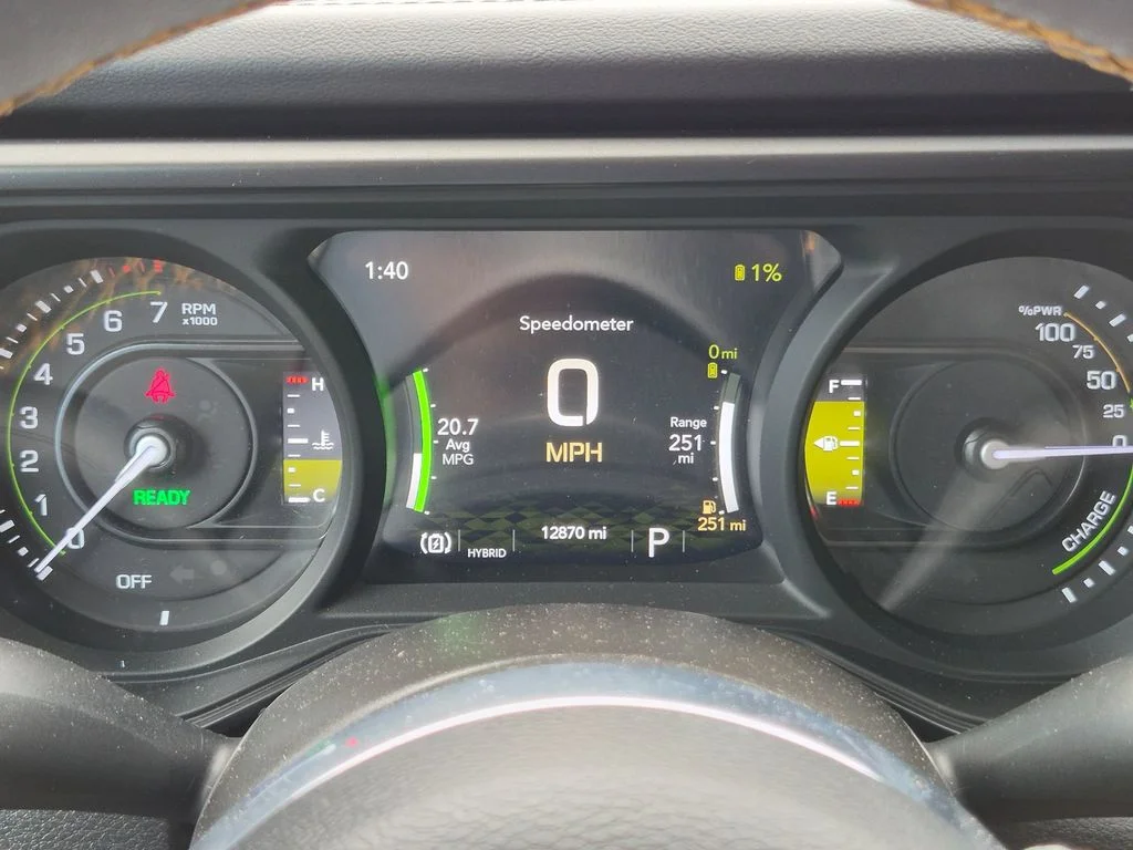 Used 2024 Red Jeep Sahara 4xe image 16