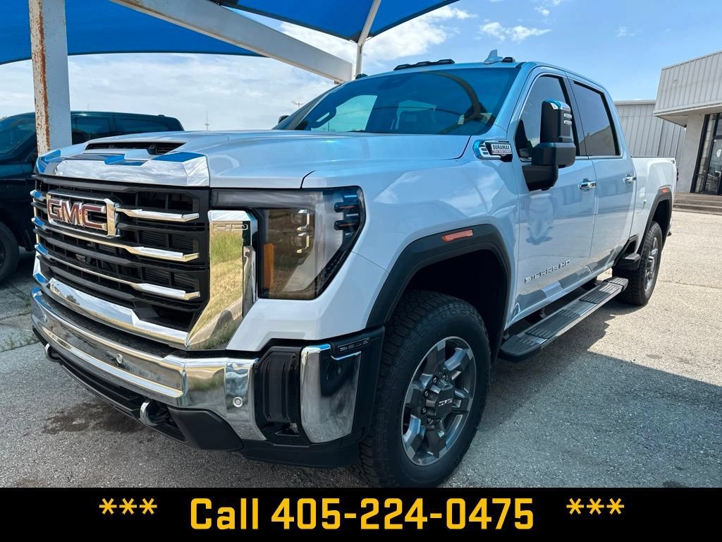 New 2026 Glacier White Tricoat GMC SLT image 1