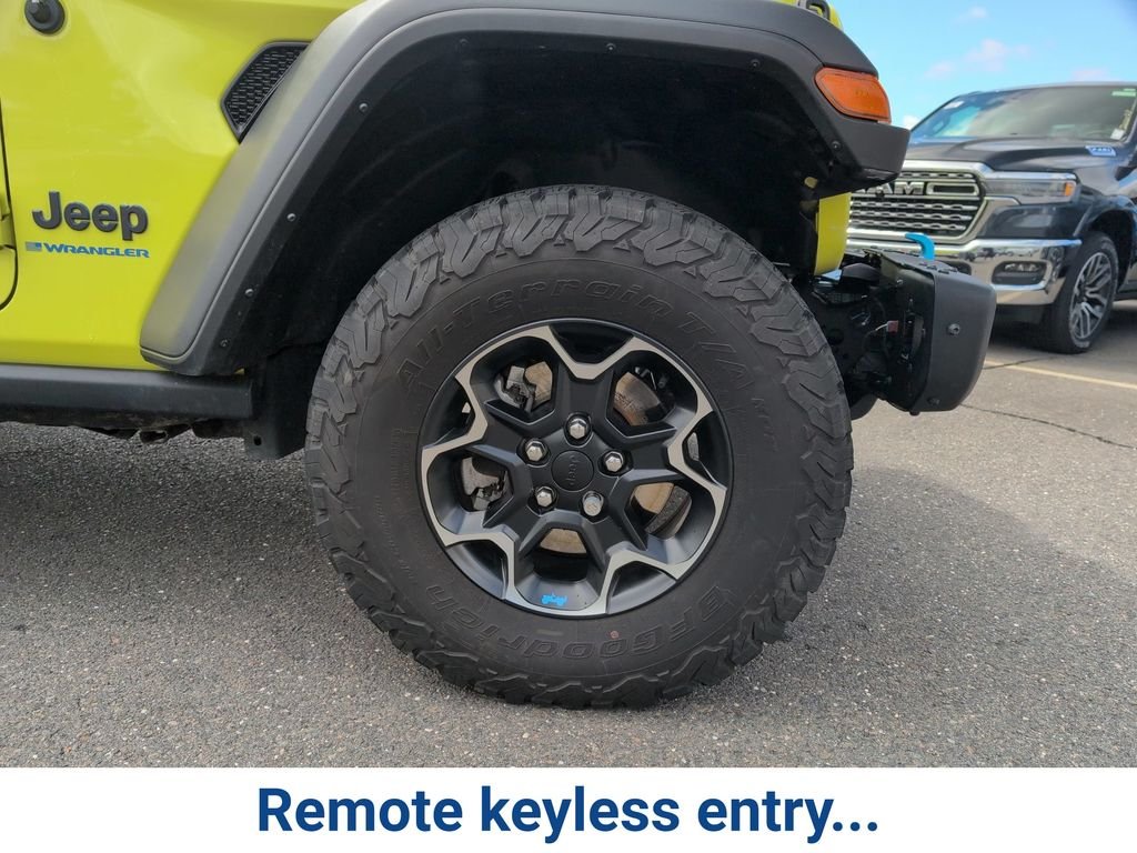 Certified Used 2023 Yellow Jeep Rubicon 4xe image 11