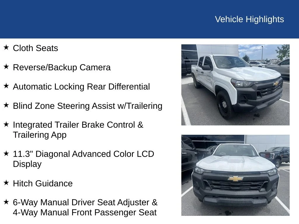 Used 2025 Summit White Chevrolet Work Truck image 4