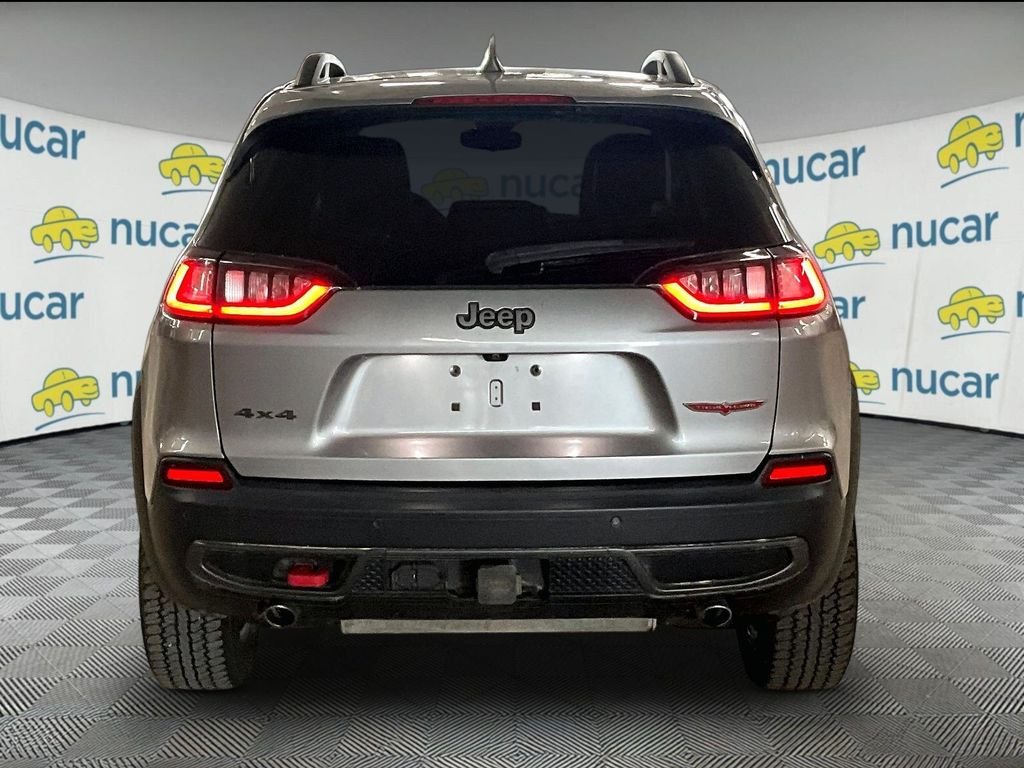 Used 2021 Billet Silver Metallic Clearcoat Jeep Trailhawk image 5