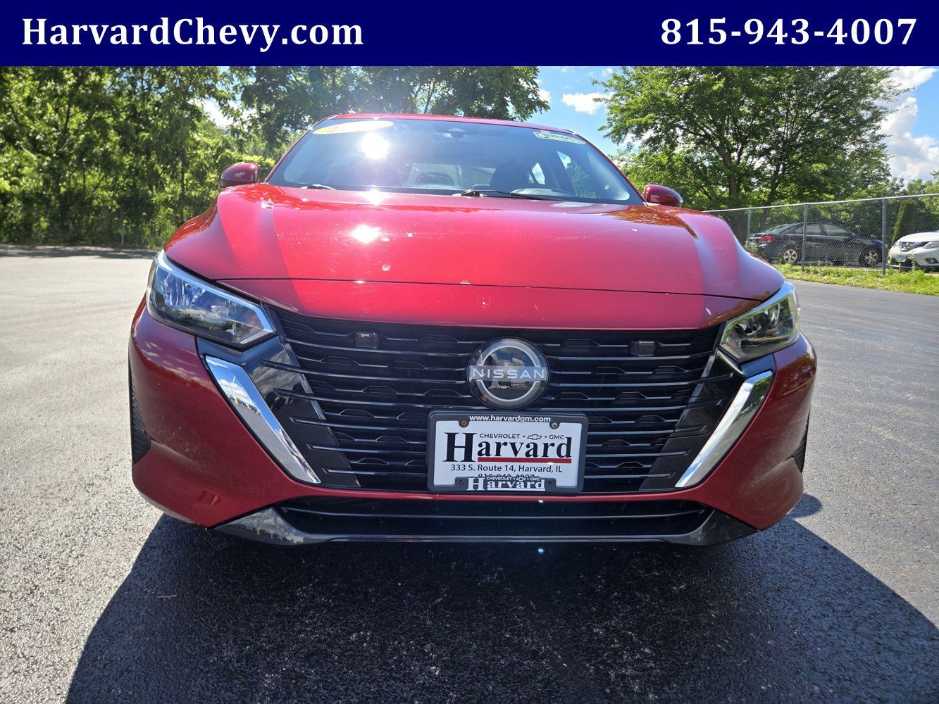 Used 2024 Red Nissan SV Xtronic CVT image 37