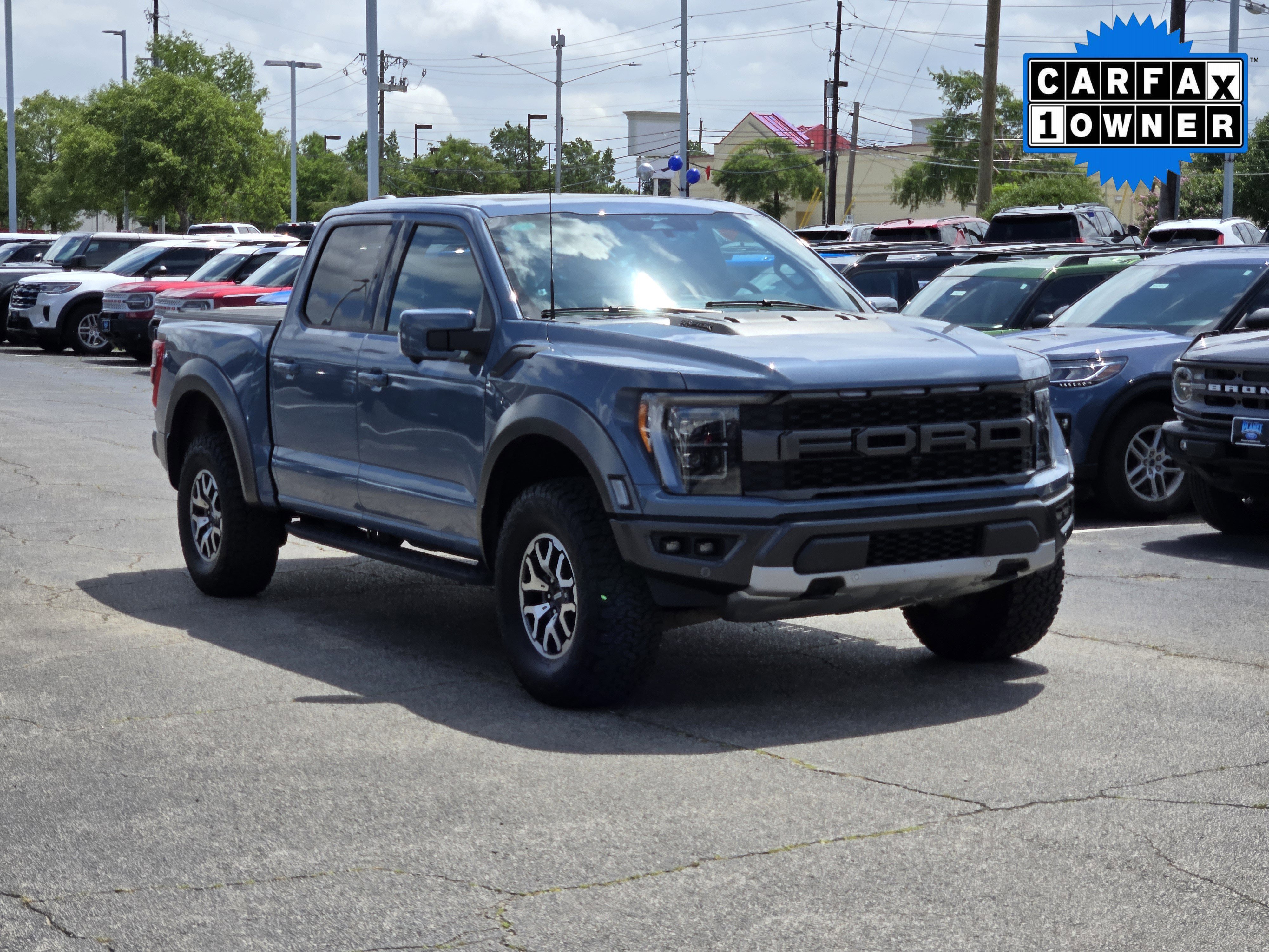 Certified Used 2023 Azure Gray Metallic Ford Raptor image 3