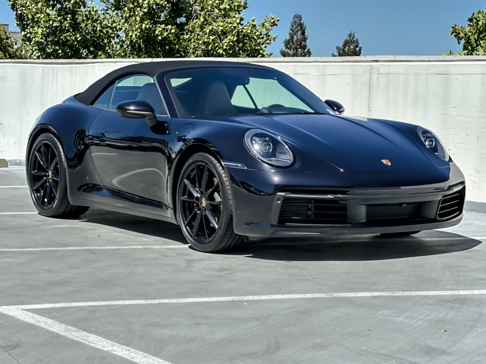 Used 2023 Jet Black Metallic Porsche Carrera Cabriolet image 12