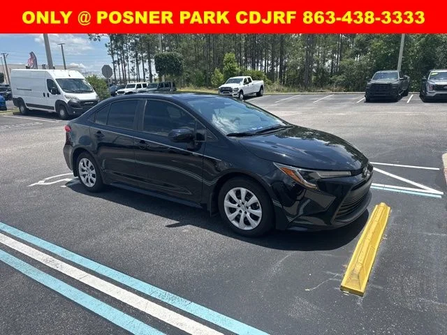 Used 2025 Black Toyota LE image 1