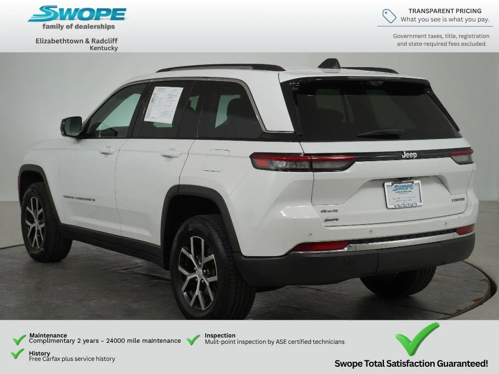 Certified Used 2023 Bright White Clearcoat Jeep Limited image 5