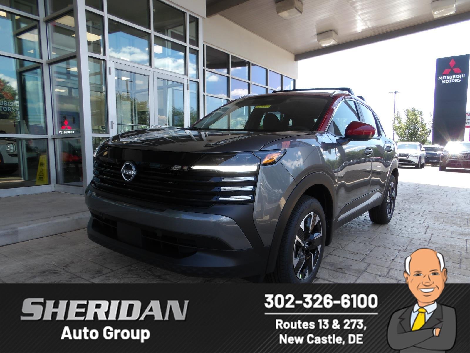 New 2026 Gun Metallic / Scarlet Ember Tintcoat Two-tone Nissan SV image 1