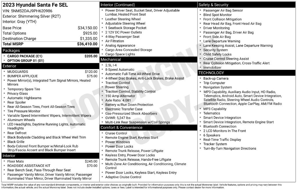 2023 Hyundai Santa Fe SEL - Photo 6