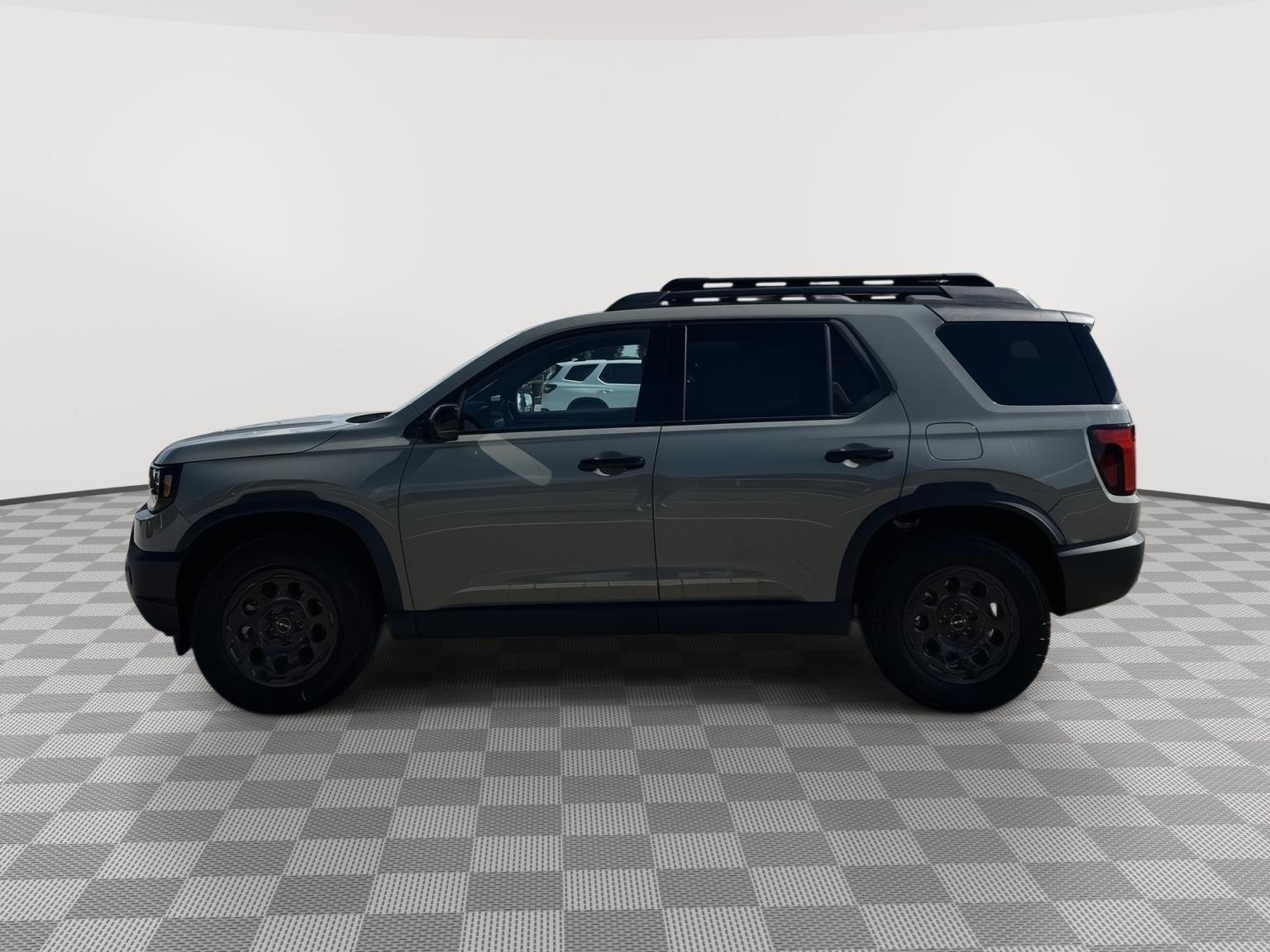 New 2026 Ash Green Metallic Honda TrailSport Elite Blackout image 3