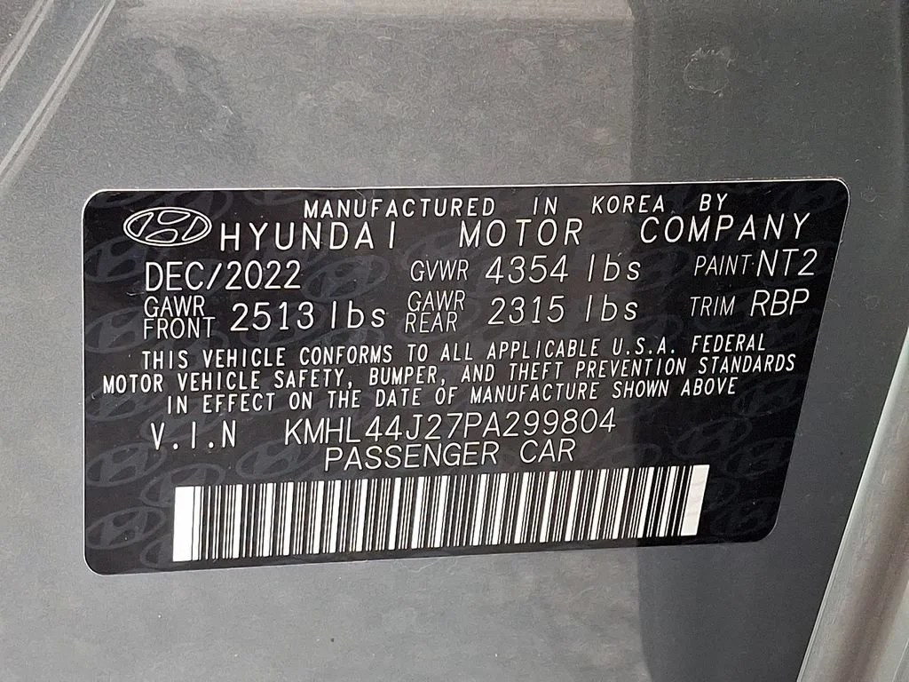 Used 2023 Hampton Gray Hyundai SEL Plus image 28