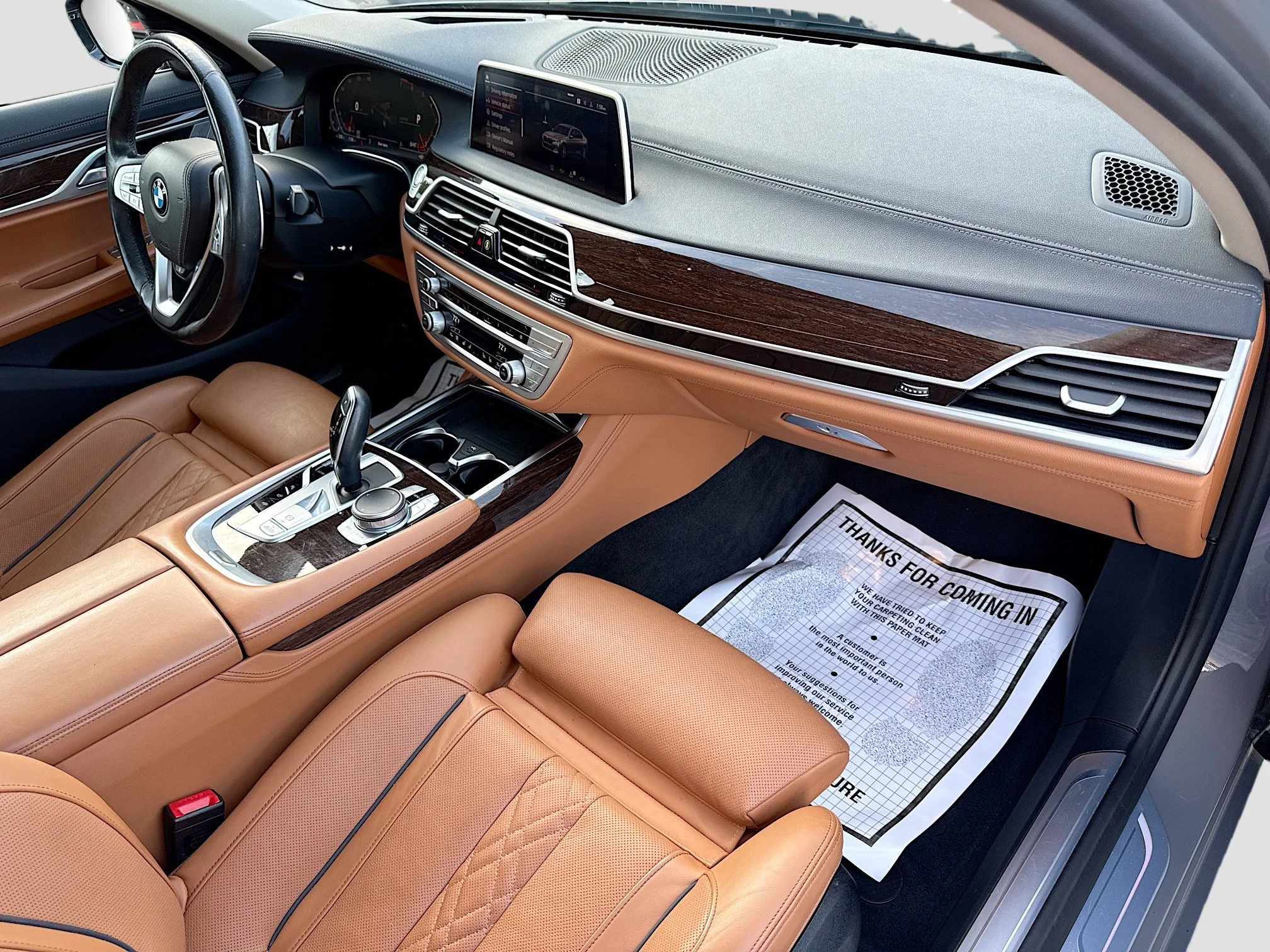 Used 2021 Bernina Grey Amber Effect BMW 750i xDrive image 14