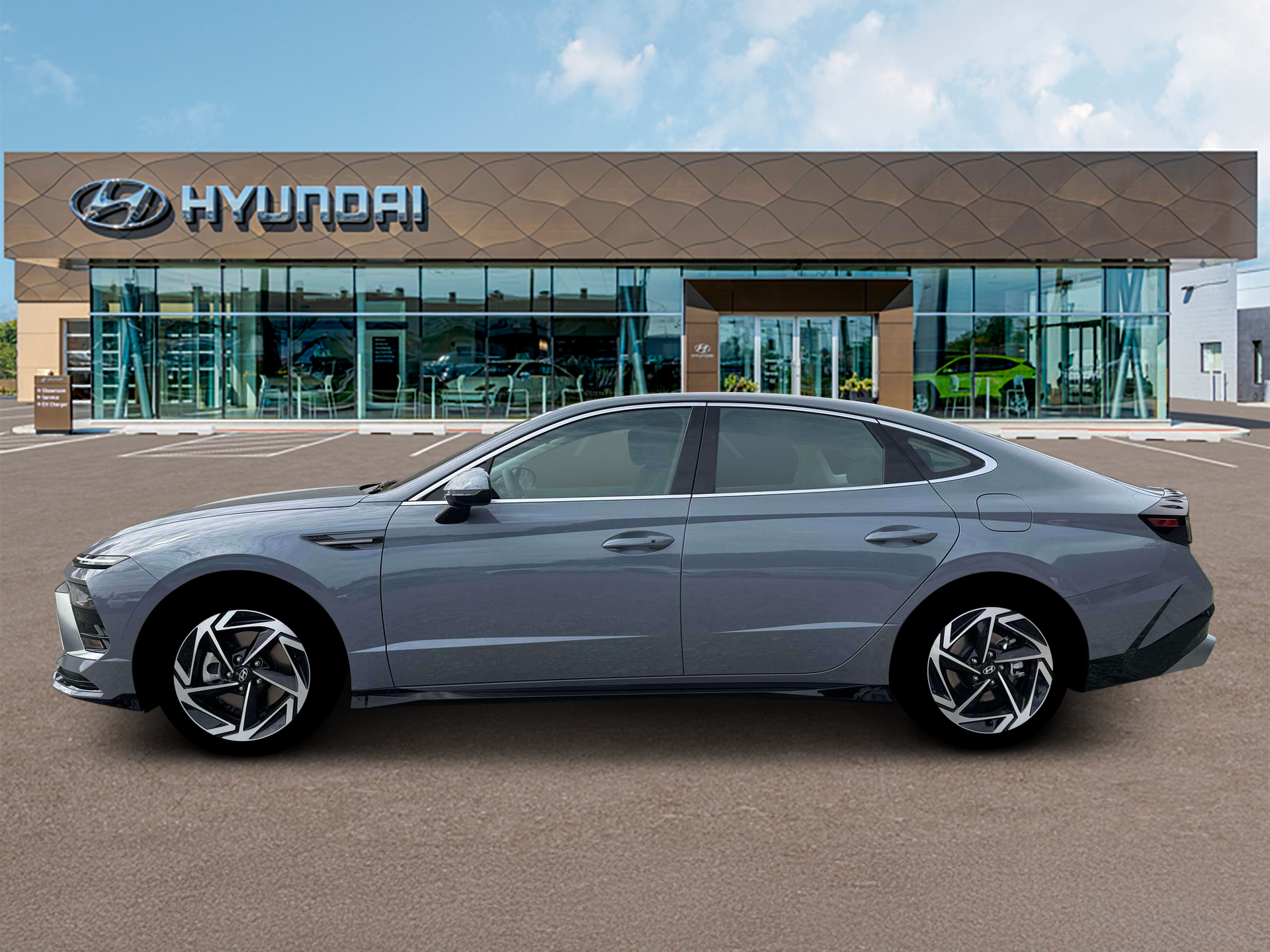 New 2026 Transmission Blue Hyundai SEL Sport image 3