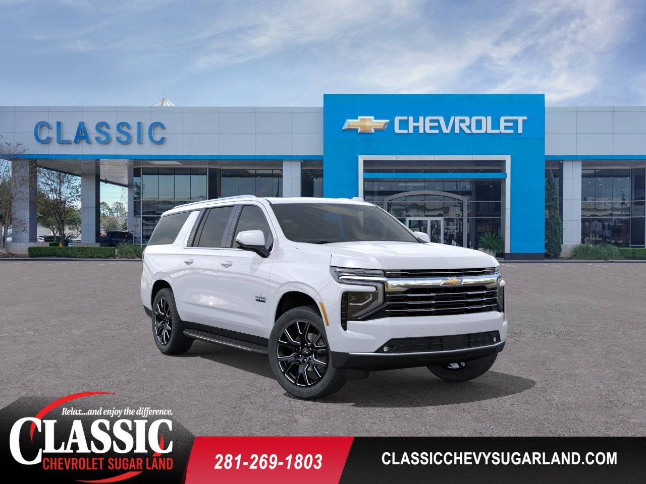 2026 Chevrolet Suburban LT White at Classic Elite Chevrolet Hwy 6