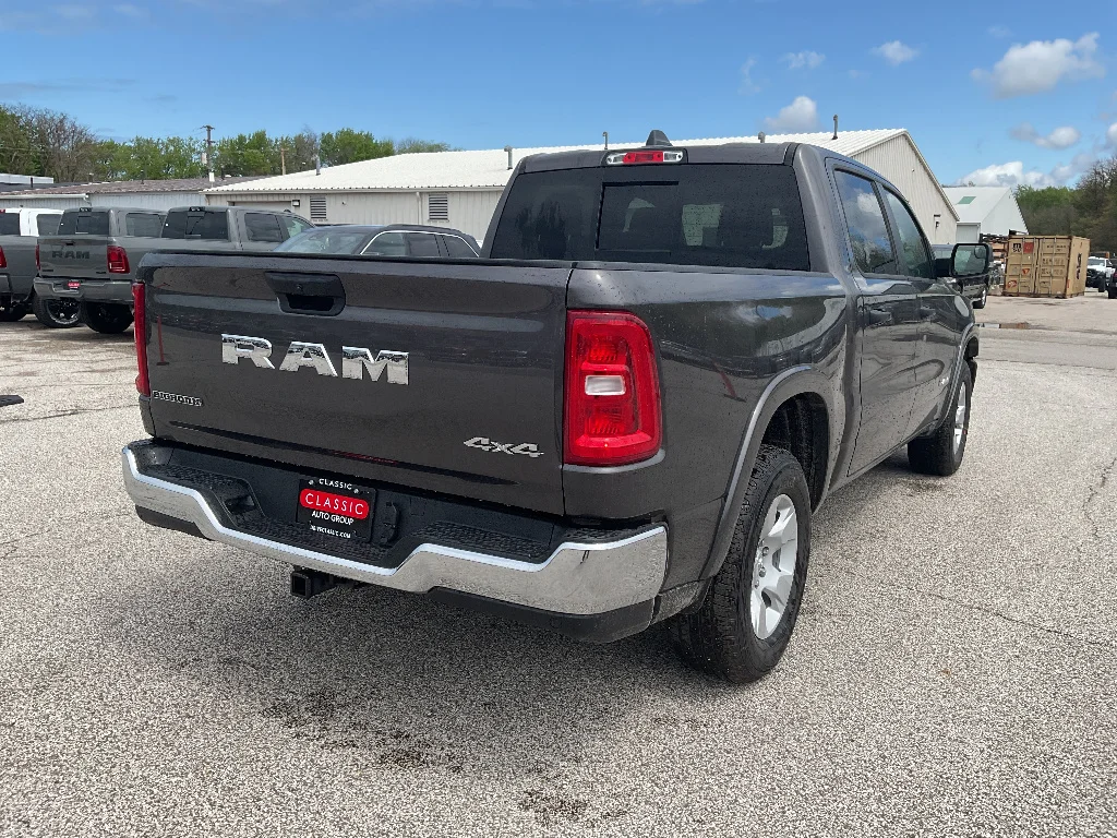 New 2026 Granite Crystal Metallic Clearcoat RAM Big Horn Crew Cab 4x4 5
