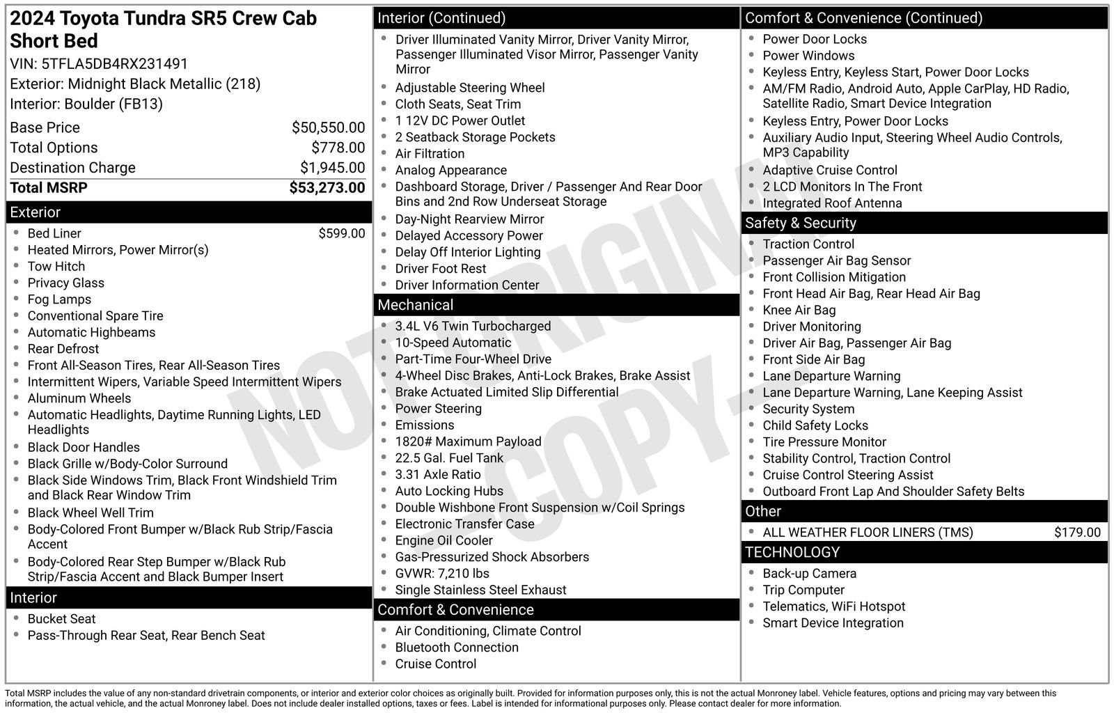 2024 Toyota Tundra 4WD
