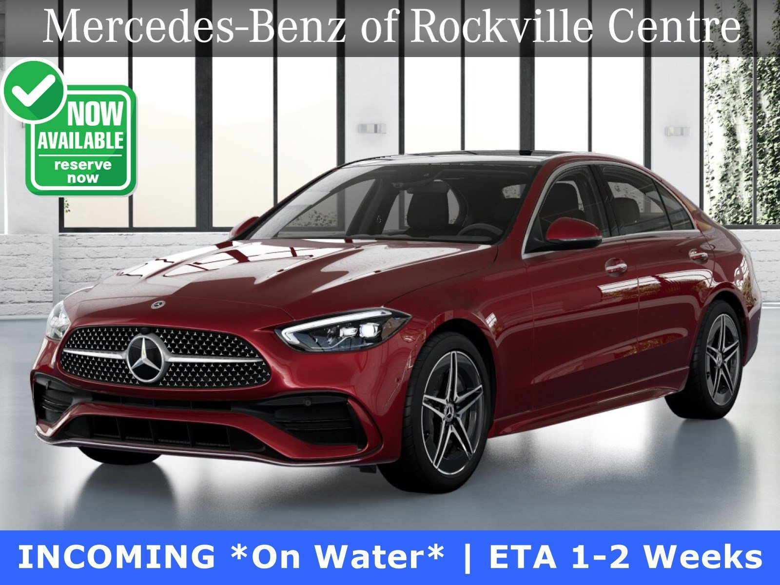 New 2027 MANUFAKTUR Patagonia Red Metallic Mercedes-Benz C 300 image 1