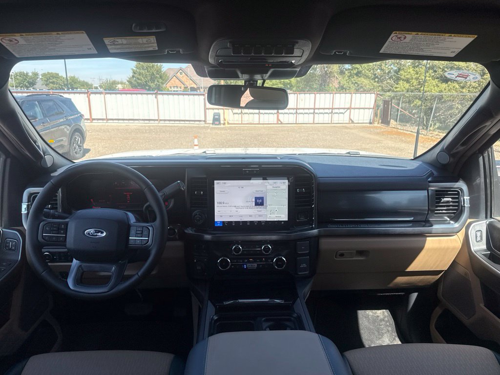 New 2026 Star White Metallic Tri-Coat Ford Lariat image 11