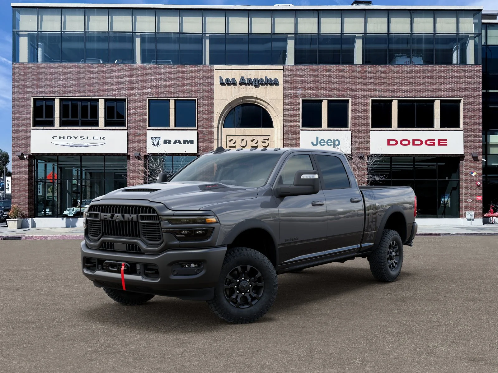 New 2026 Ceramic Gray Clear-Coat Exterior Paint RAM Power Wagon image 27