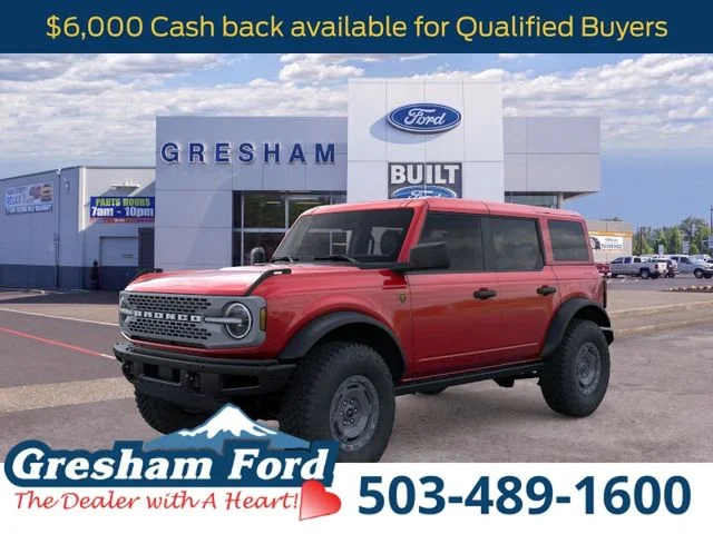 New 2025 Ruby Red Metallic Tinted Clearcoat Ford Badlands image 1