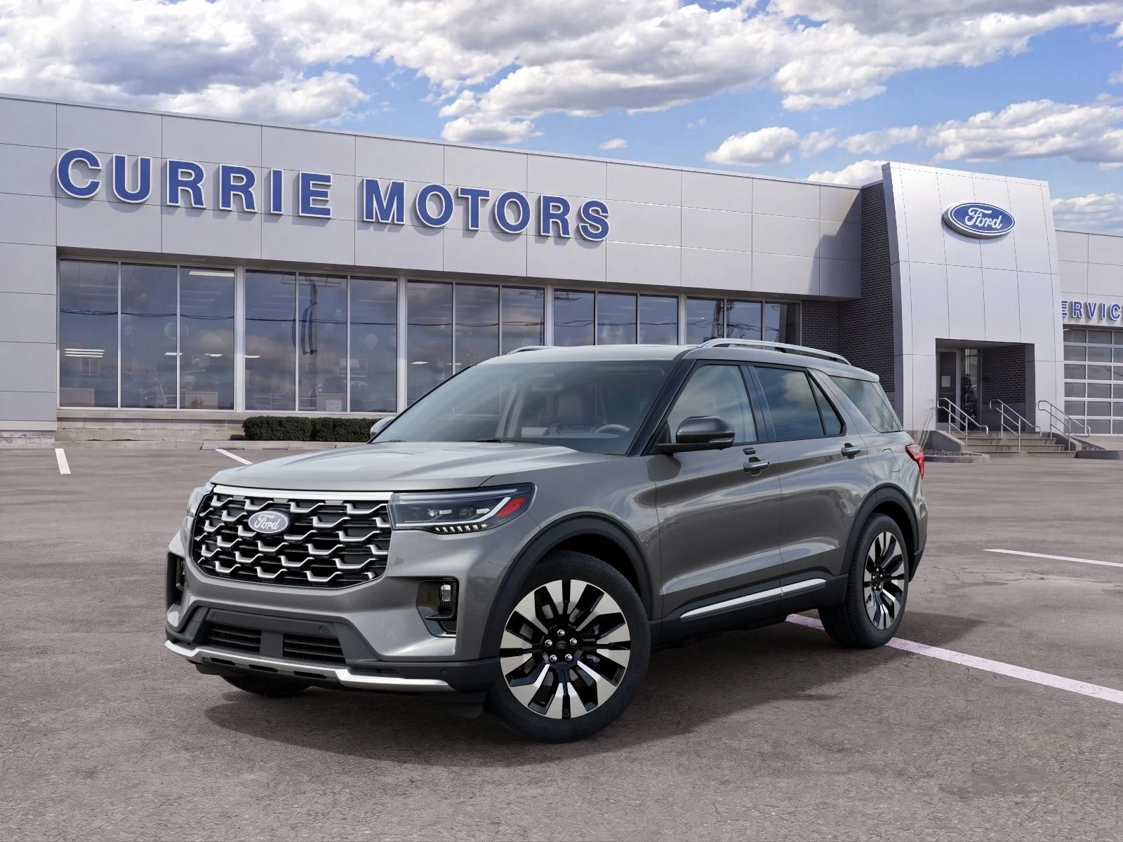 New 2027 Carbonized Gray Metallic Ford Platinum image 2