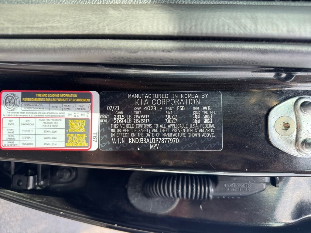Used 2023 Black Kia EX image 26