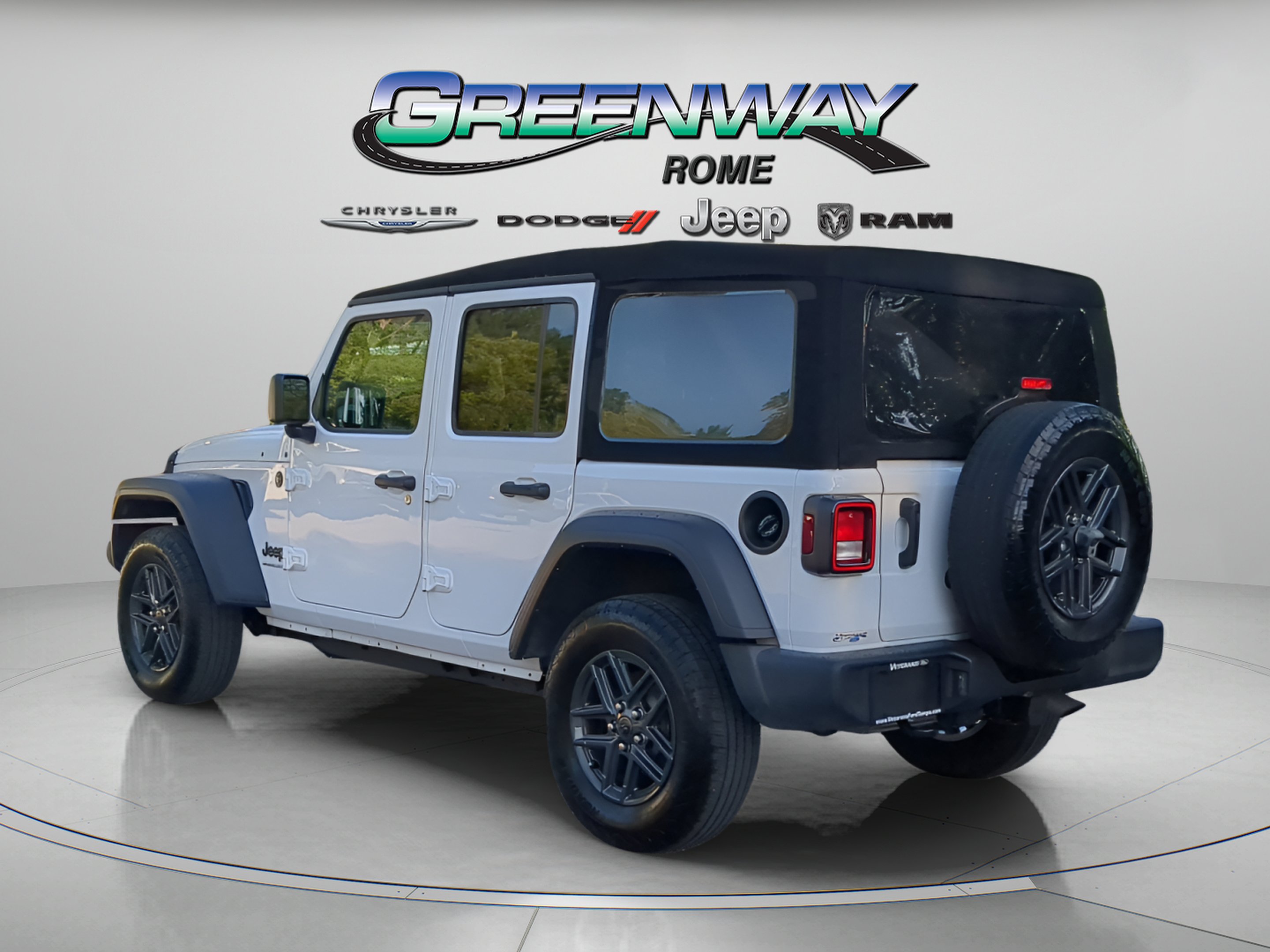 Used 2024 Bright White Clearcoat Jeep Sport S image 21
