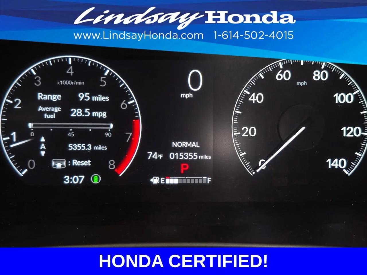 Certified Used 2025 Crystal Black Pearl Honda LX image 47