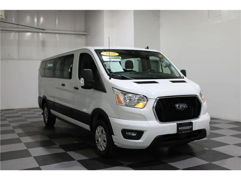 Used 2021 White Ford XLT w/Low Roof Van 3D image 3