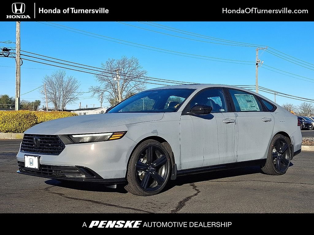 New 2026 Urban Gray Pearl Honda Sport-L Hybrid image 1