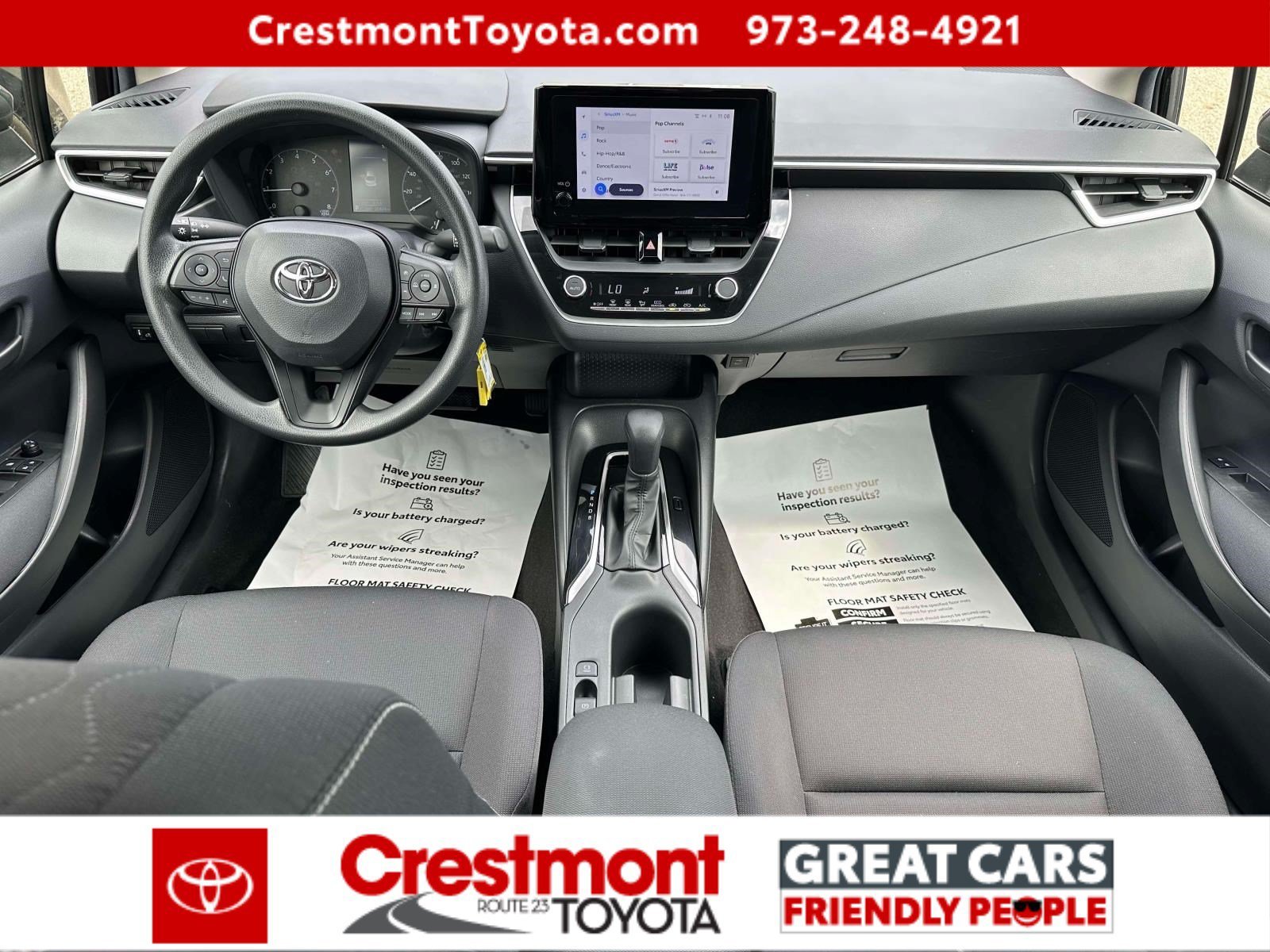 Certified Used 2023 Midnight Black Metallic Toyota LE image 11