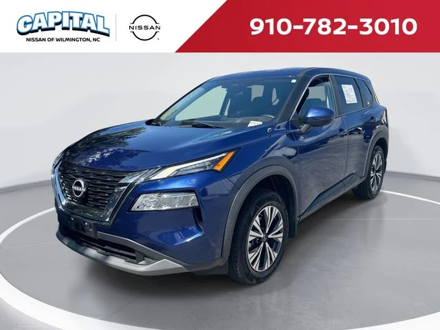 Used 2022 Blue Nissan SV image 1