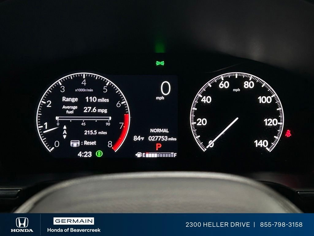 Used 2024 Meteorite Gray Metallic Honda EX image 20