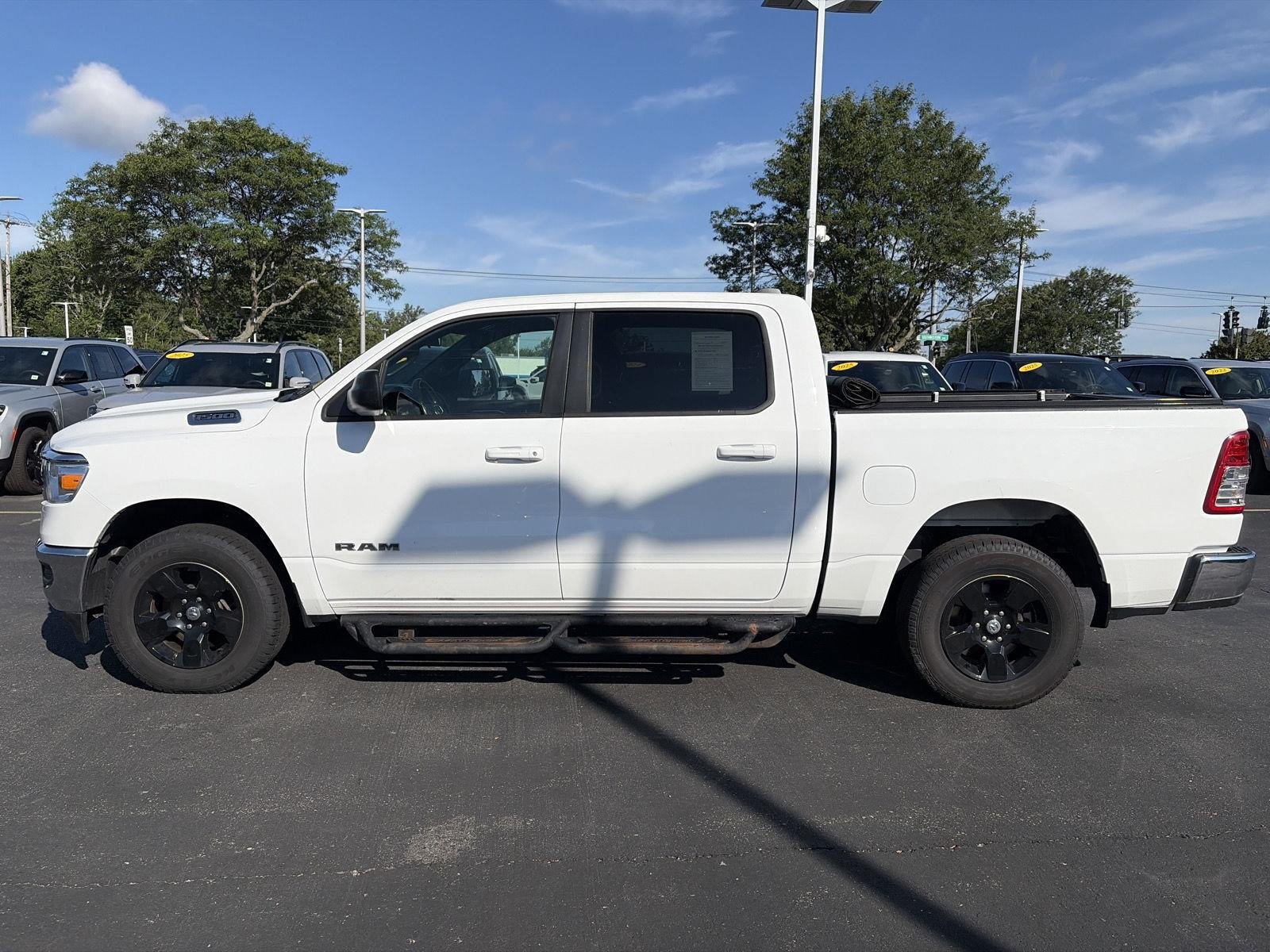 Used 2021 Bright White Clearcoat Ram Big Horn image 4