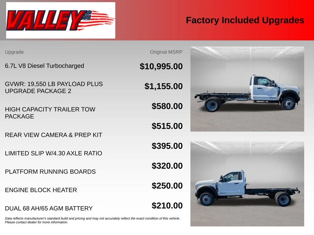 New 2026 Oxford White Ford F-550® XL image 4