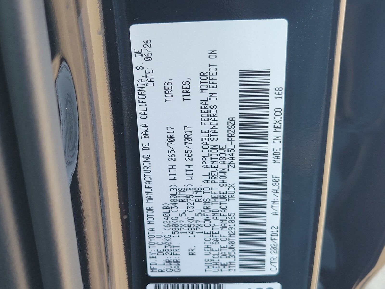 New 2026 Black Toyota  TRD Off-Road image 10