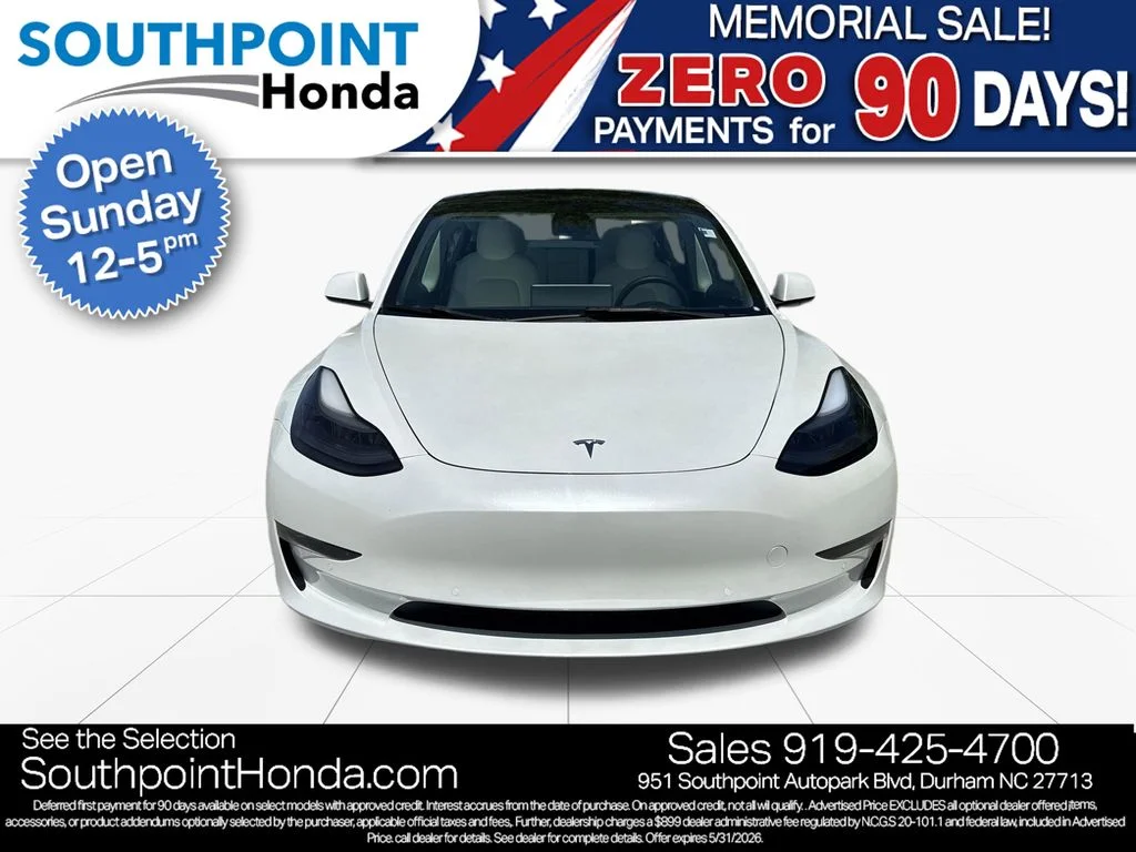 Used 2022 Tesla Model 3 Long Range with VIN 5YJ3E1EB6NF239494 for sale in Durham, NC