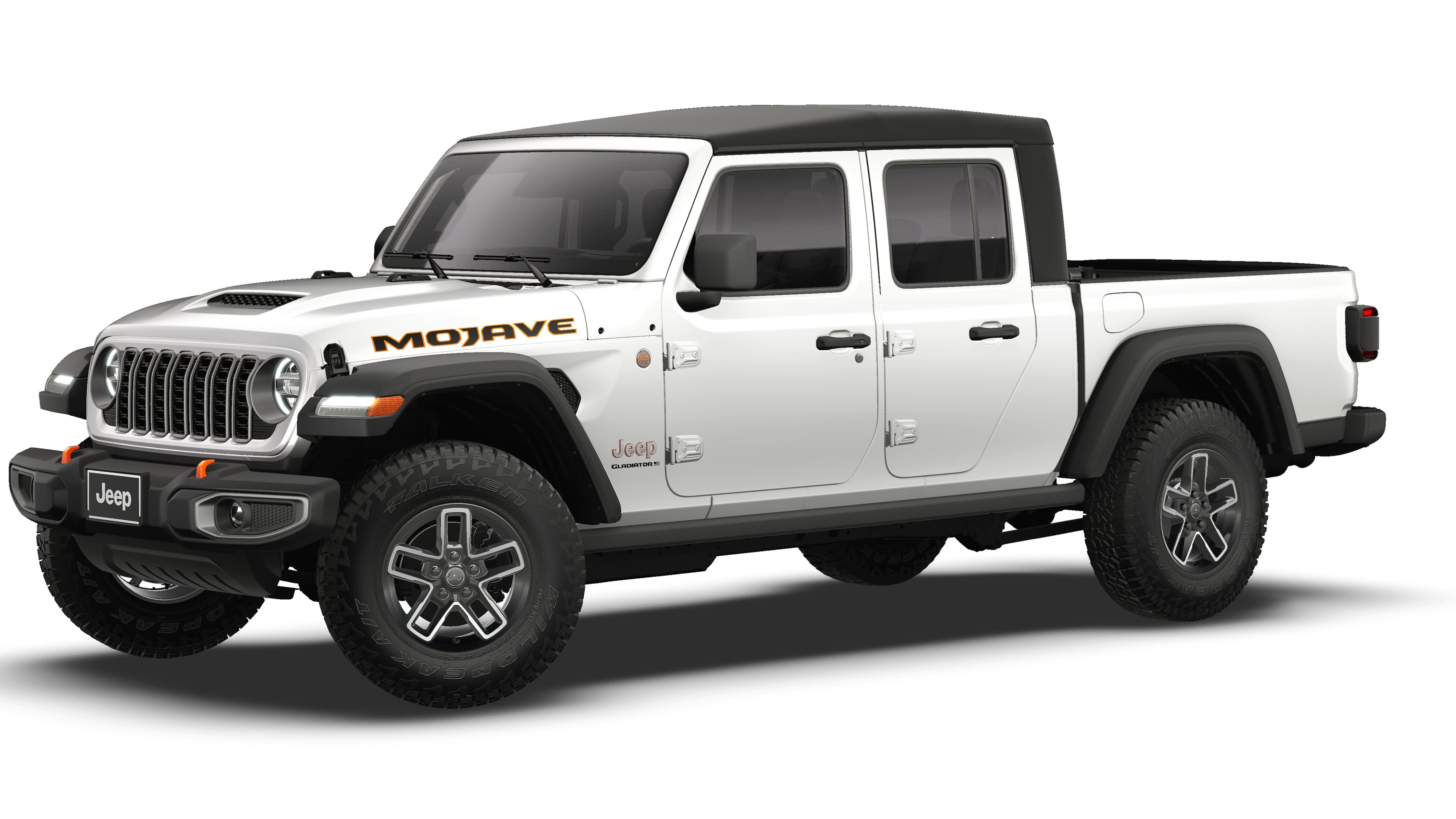 New 2026 Bright White Clear-Coat Exterior Paint Jeep Mojave image 1