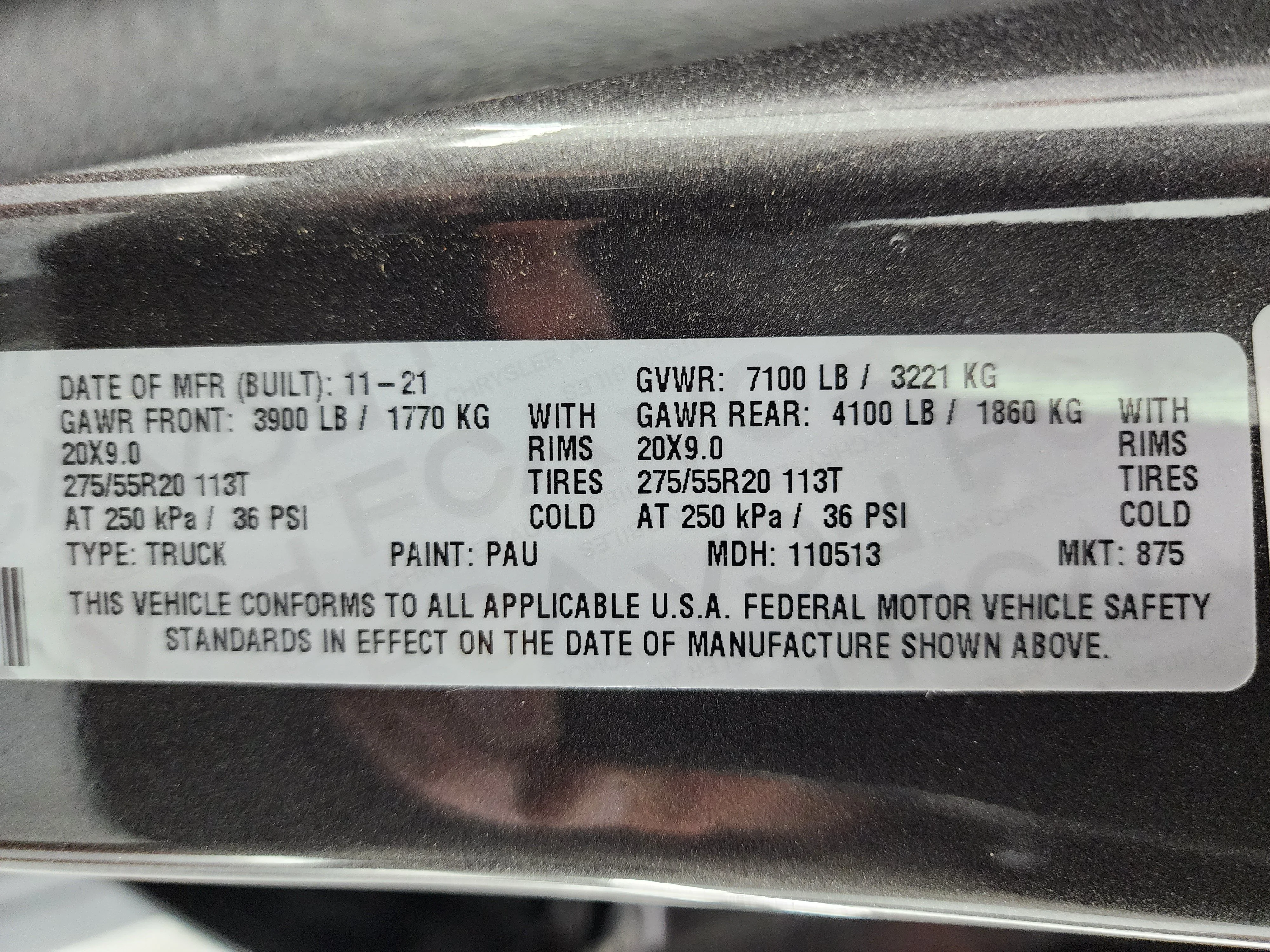 Used 2022 Granite Crystal Metallic Clearcoat Ram Laramie image 61